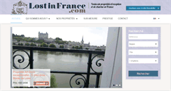 Desktop Screenshot of lostinfrance.com