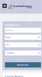 Mobile Screenshot of lostinfrance.com